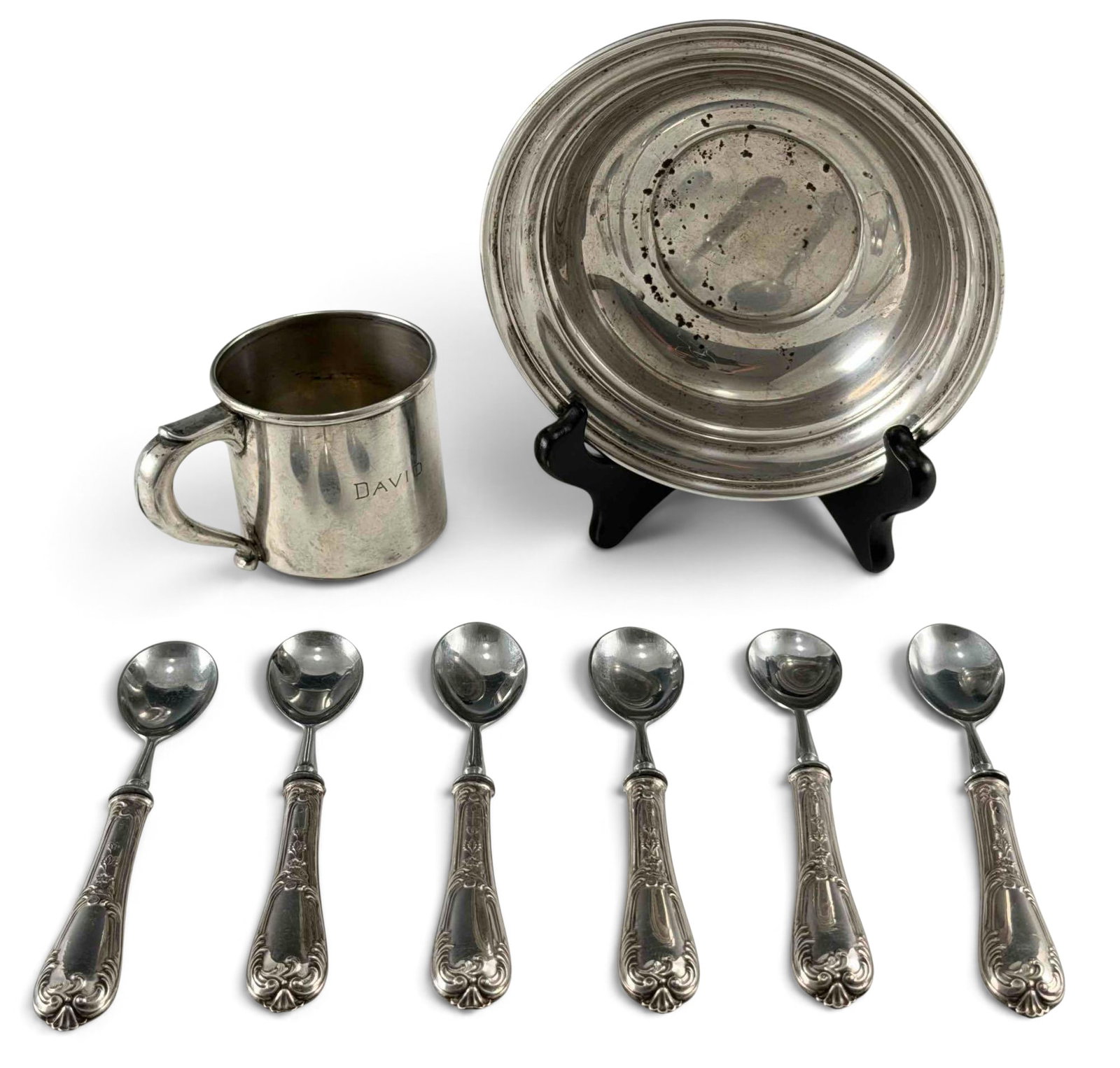 Grouping Of Silver Tableware (1 of 15)
