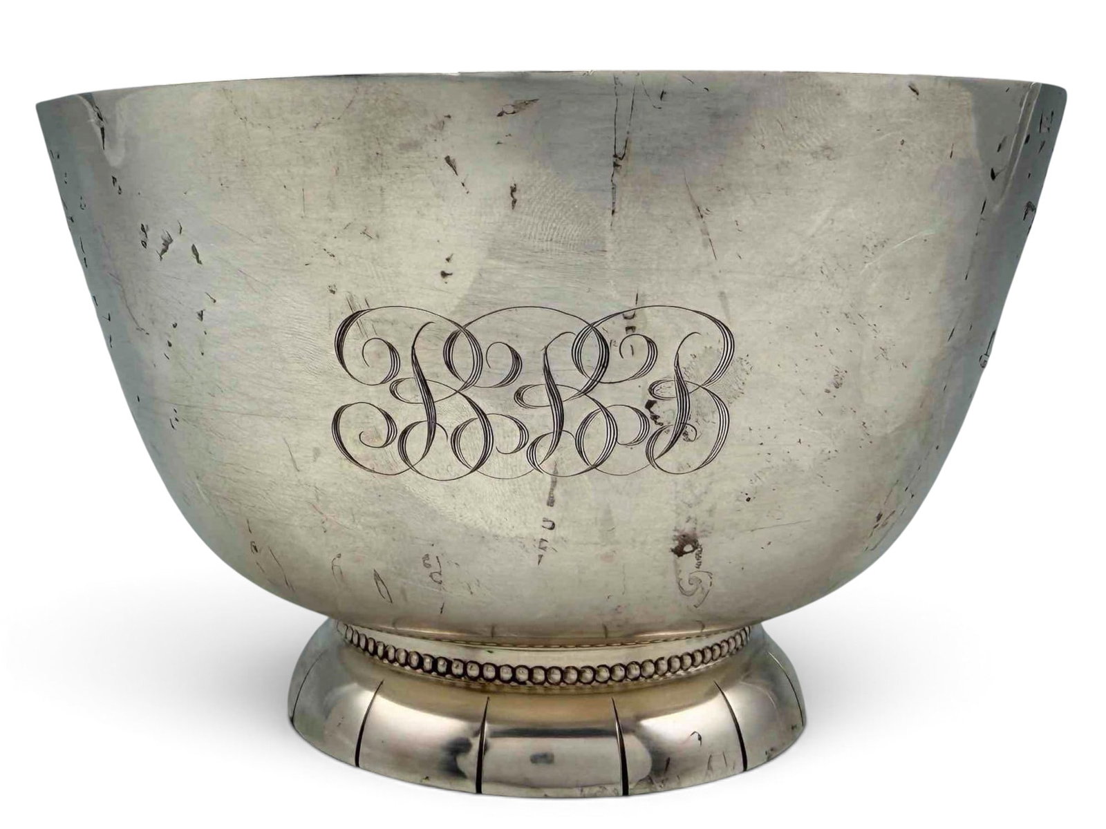 Towle Sterling Silver Bowl: Towle Sterling Silver Bowl, 326.1g. Marked "Towle sterling 38." Approximately 3.5H x 5.75W in. ALL CREDIT CARDS WILL BE MANUALLY VERIFIED PRIOR TO SHIPMENT.