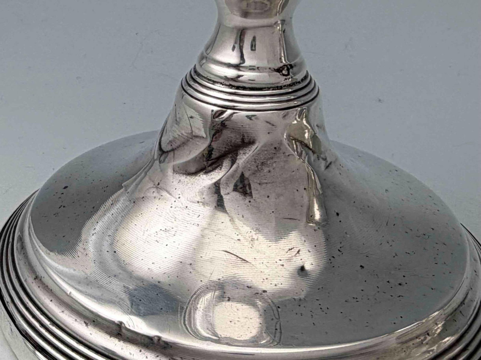 Three Sterling Silver Candlesticks - 8