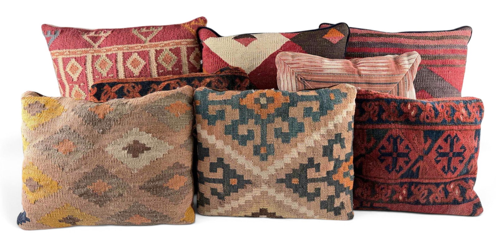 Group Of Kilim And Rug Textile Throw Pillows (1 of 13)