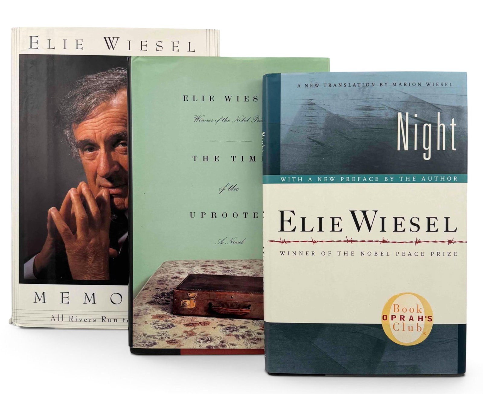 Three Elie Wiesel Signed Books (1 of 15)