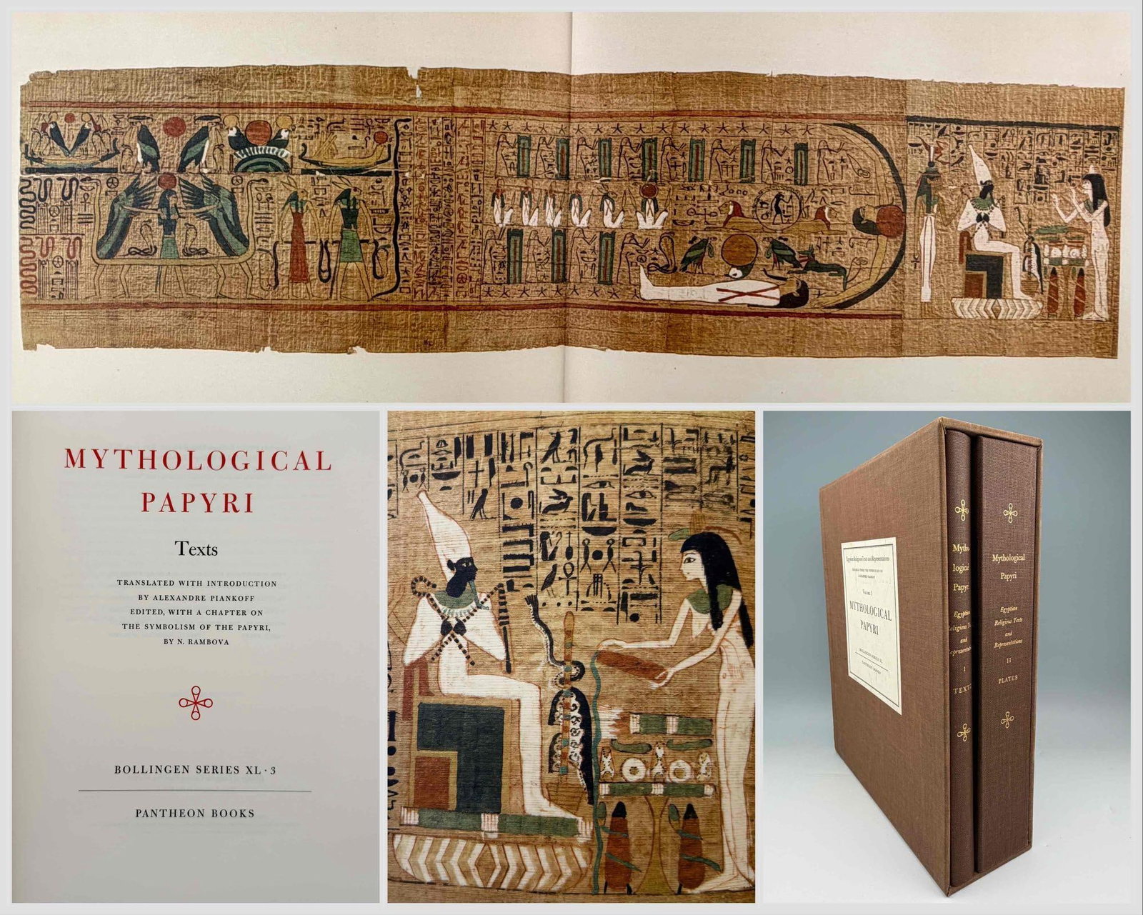 Alexandre Piankoff, Mythological Papyri, Bollinger Series XL, 1957 (1 of 20)