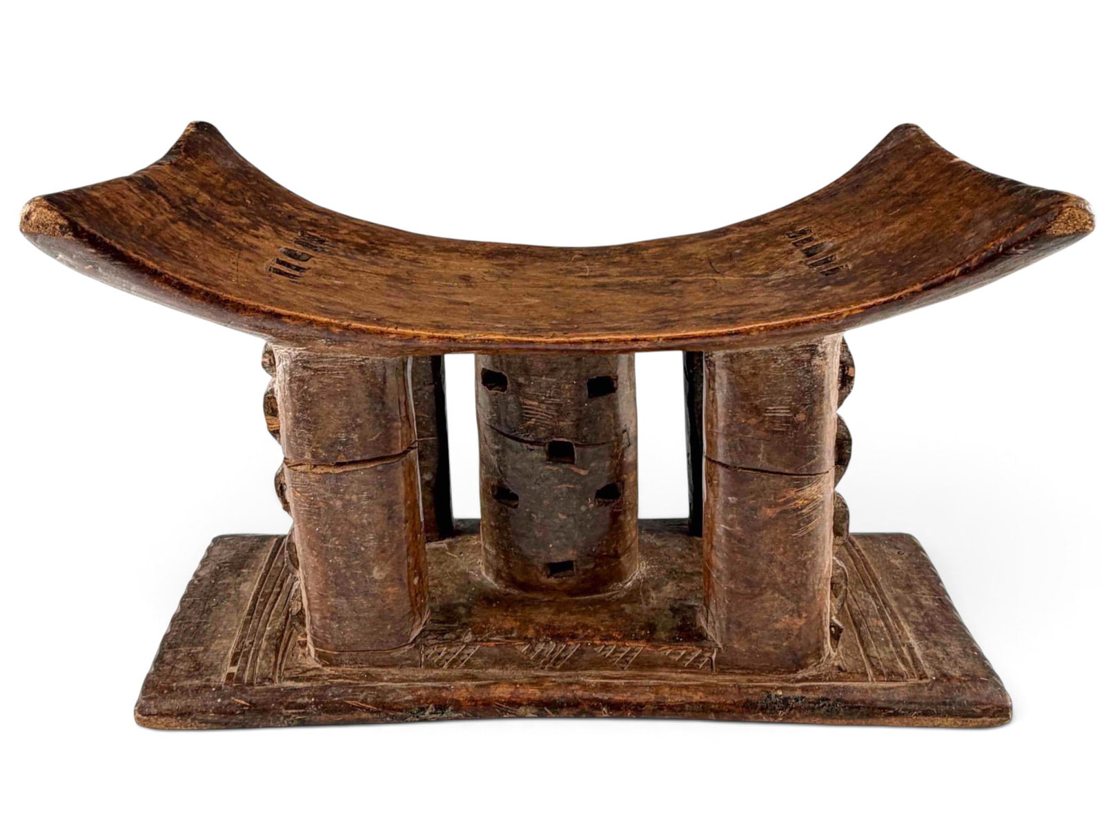 Ashanti Carved Wood Stool (1 of 17)