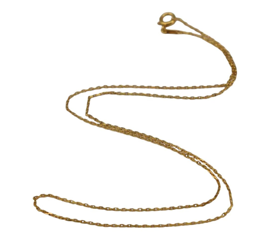 22k Gold Cable Link Chain - 2