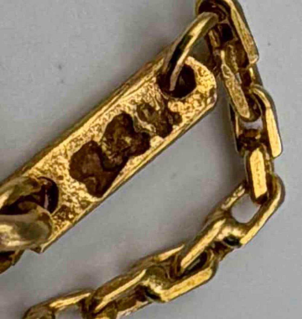 22k Gold Cable Link Chain - 4
