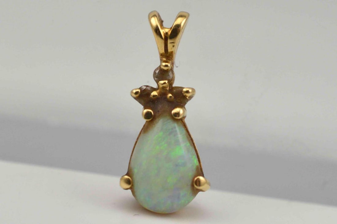 14k Opal Ring & Pendant - 6