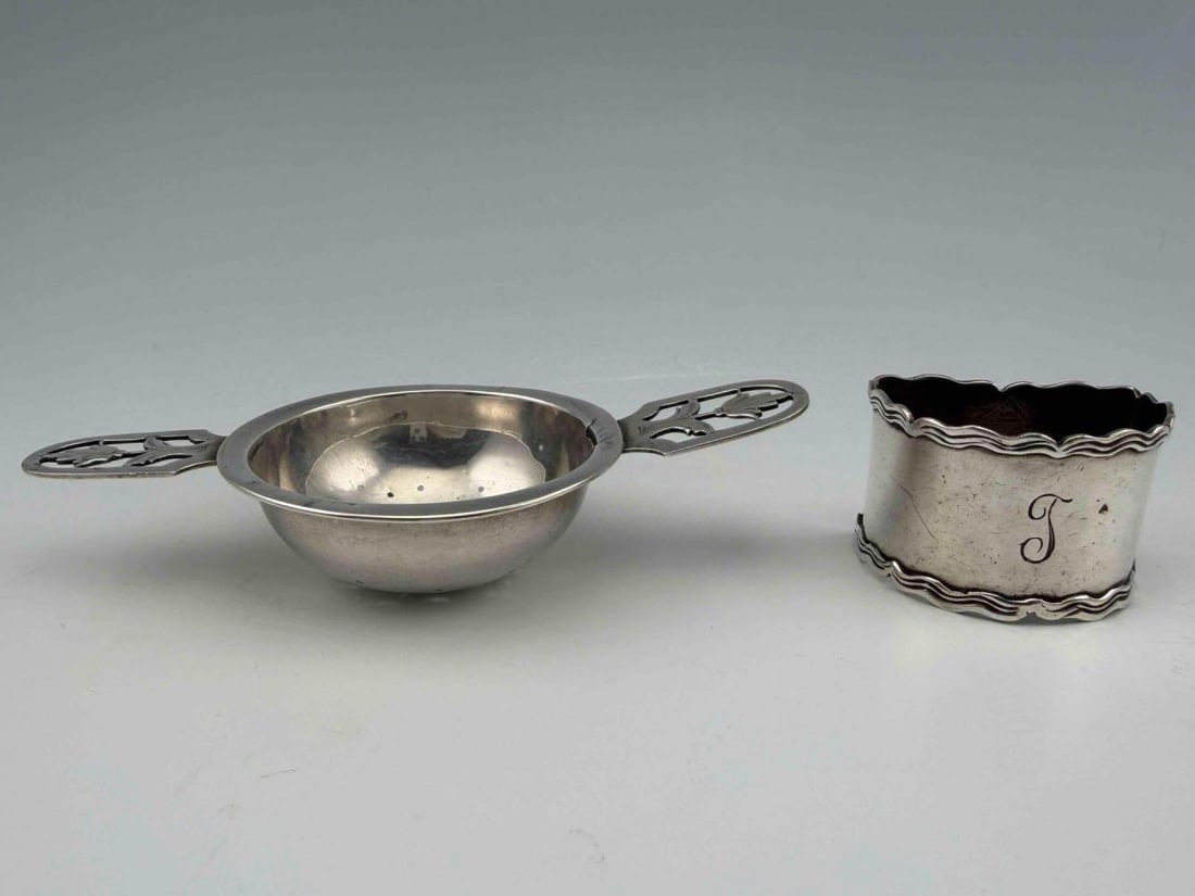 Sterling Tableware & Tea Strainer - 12
