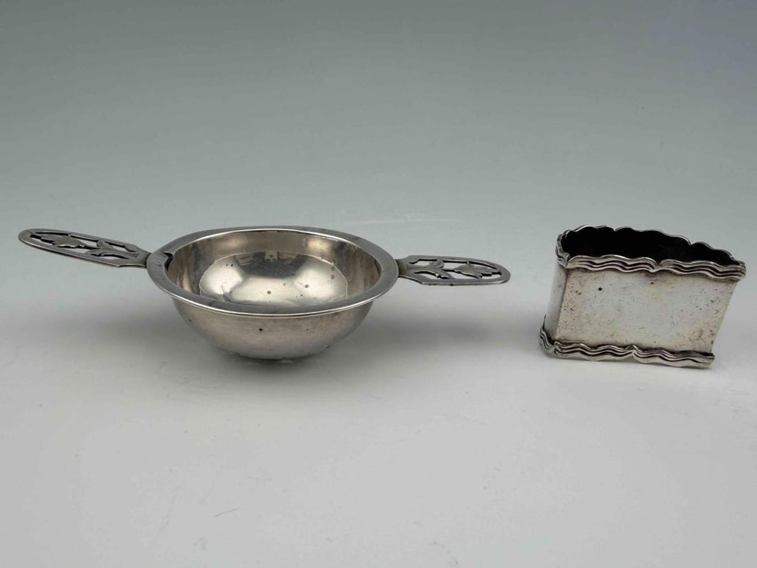 Sterling Tableware & Tea Strainer - 13