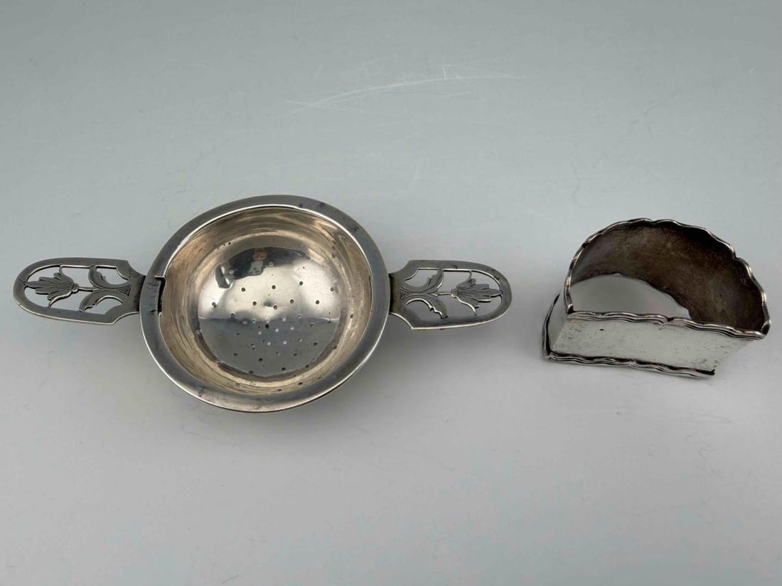 Sterling Tableware & Tea Strainer - 14