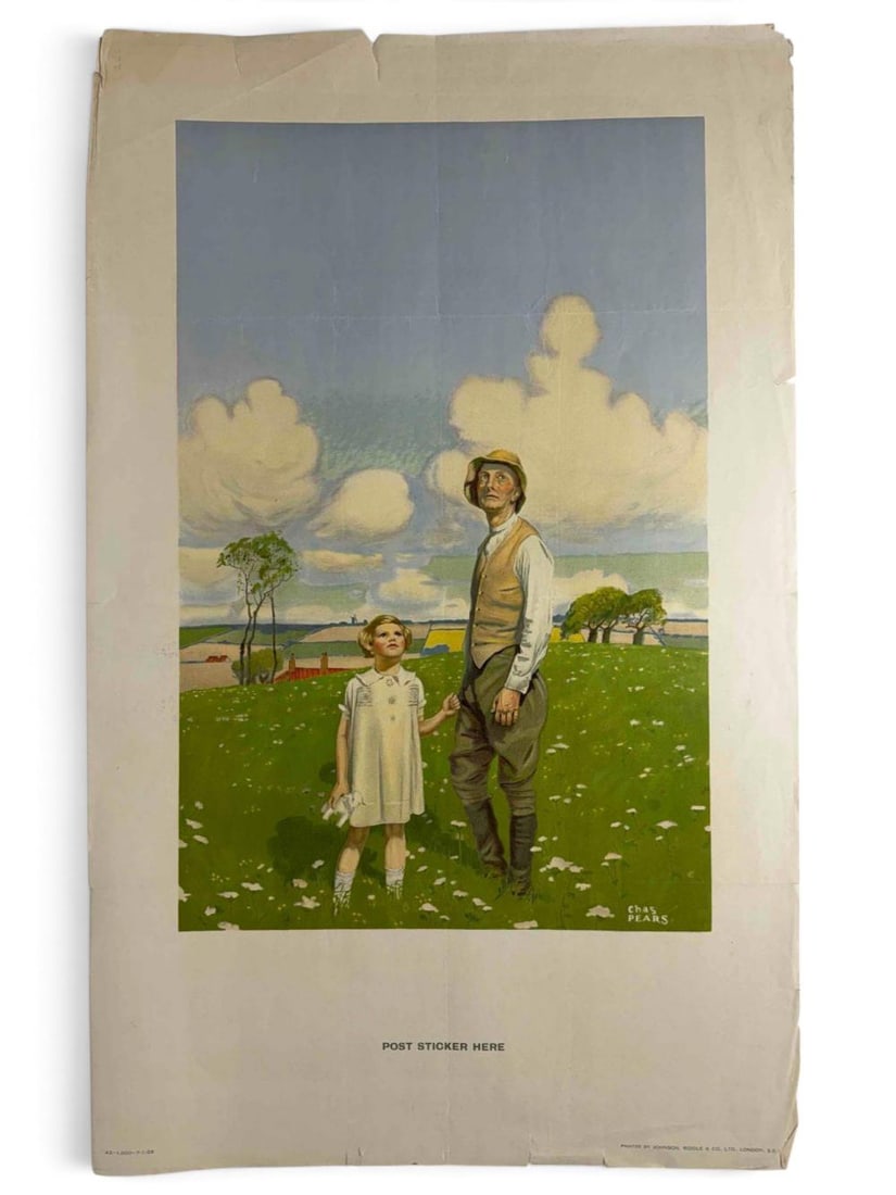 1928 Charles Pears (1873-1958) London Underground Poster (1 of 4)