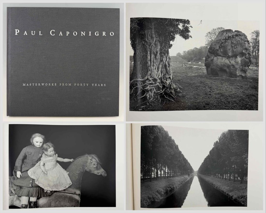 Paul Caponigro, Masterworks from Forty Years, Limited Edition: Paul Caponigro, Masterworks from Forty Years, Photography West Graphics, 1993. Numbered 216/600. With sleeve approximately 12.75H x 13.0W x 1.12D in.