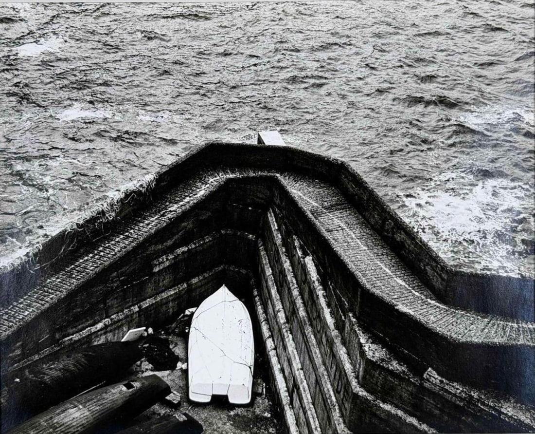 Gypsy Ray (1949-2020), The Pier, Dunquin, Ireland, 1980, Gelatin Silver Print: Gypsy Ray (1949-2020), The Pier, Dunquin, Ireland, 1980, Gelatin Silver Print. Signed, titled, and dated on mat. Gypsy Ray was an American-born photographer and visual artist who later lived and worke