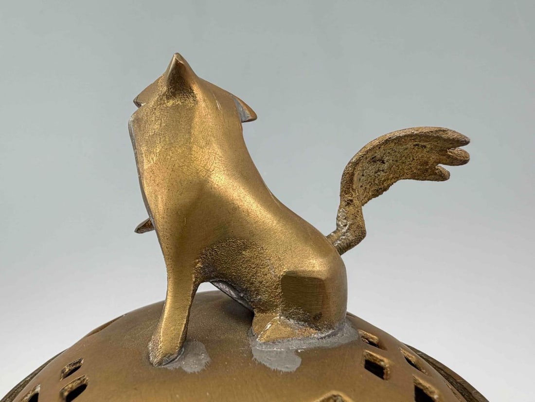Chinese Bronze Censor - 11