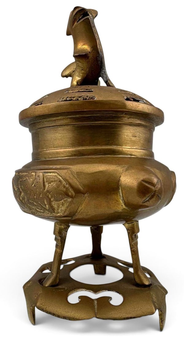 Chinese Bronze Censor - 2