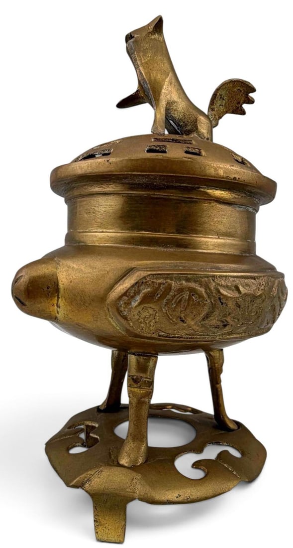 Chinese Bronze Censor - 3