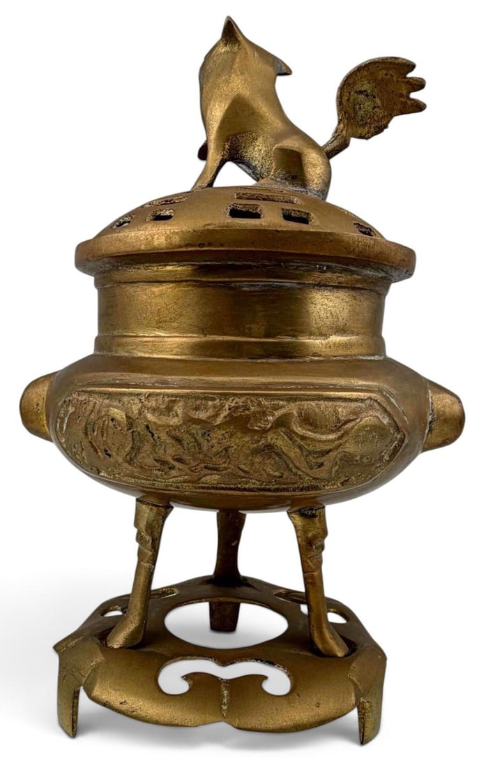 Chinese Bronze Censor - 4