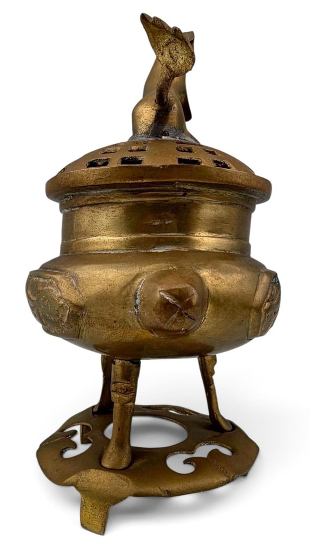 Chinese Bronze Censor - 5
