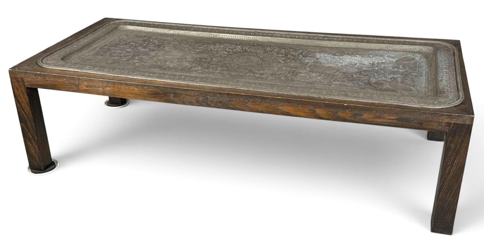 Large Persian Engraved Tray Top Table (1 of 13)