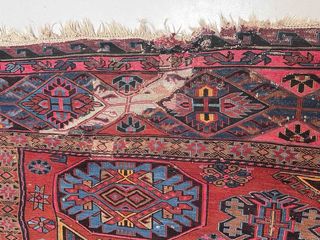Large Older Flatweave Carpet - 10