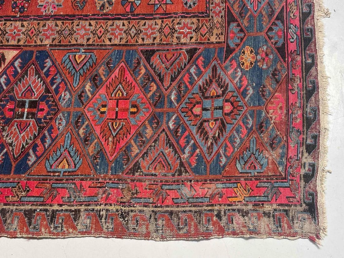 Large Older Flatweave Carpet - 14
