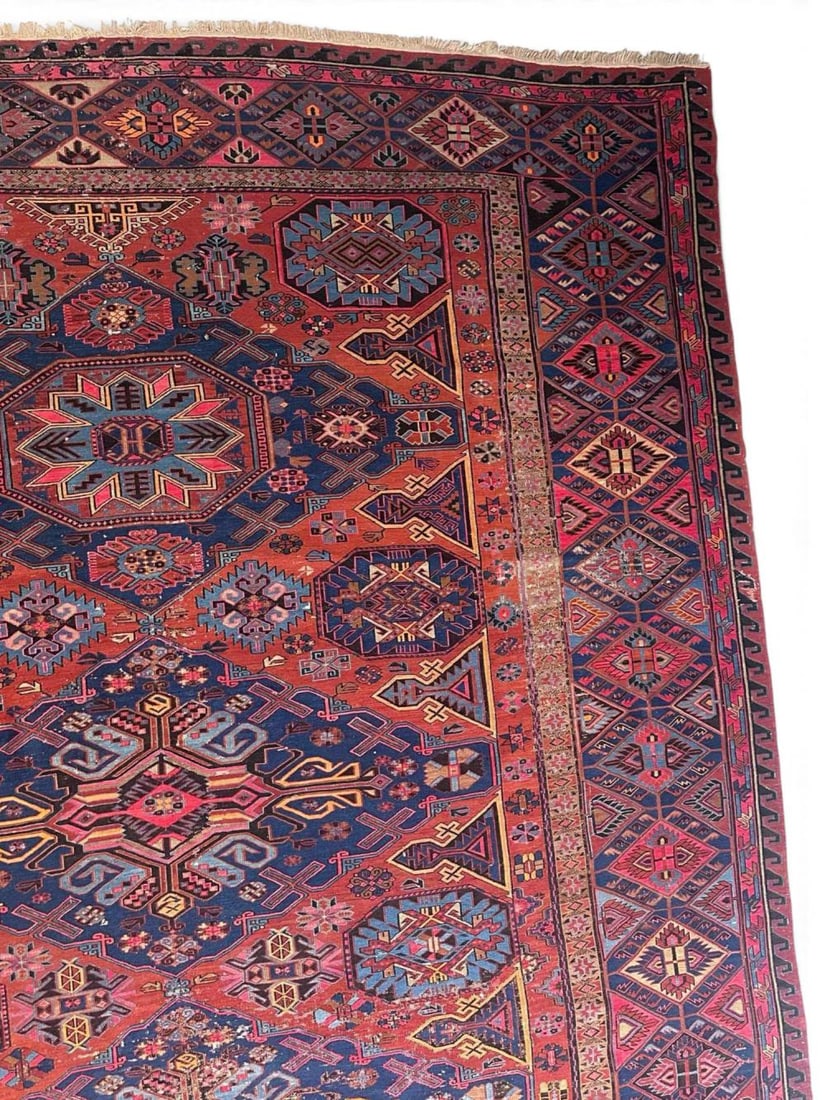 Large Older Flatweave Carpet - 4