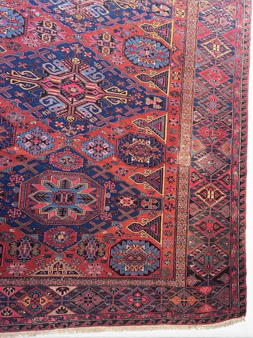 Large Older Flatweave Carpet - 5