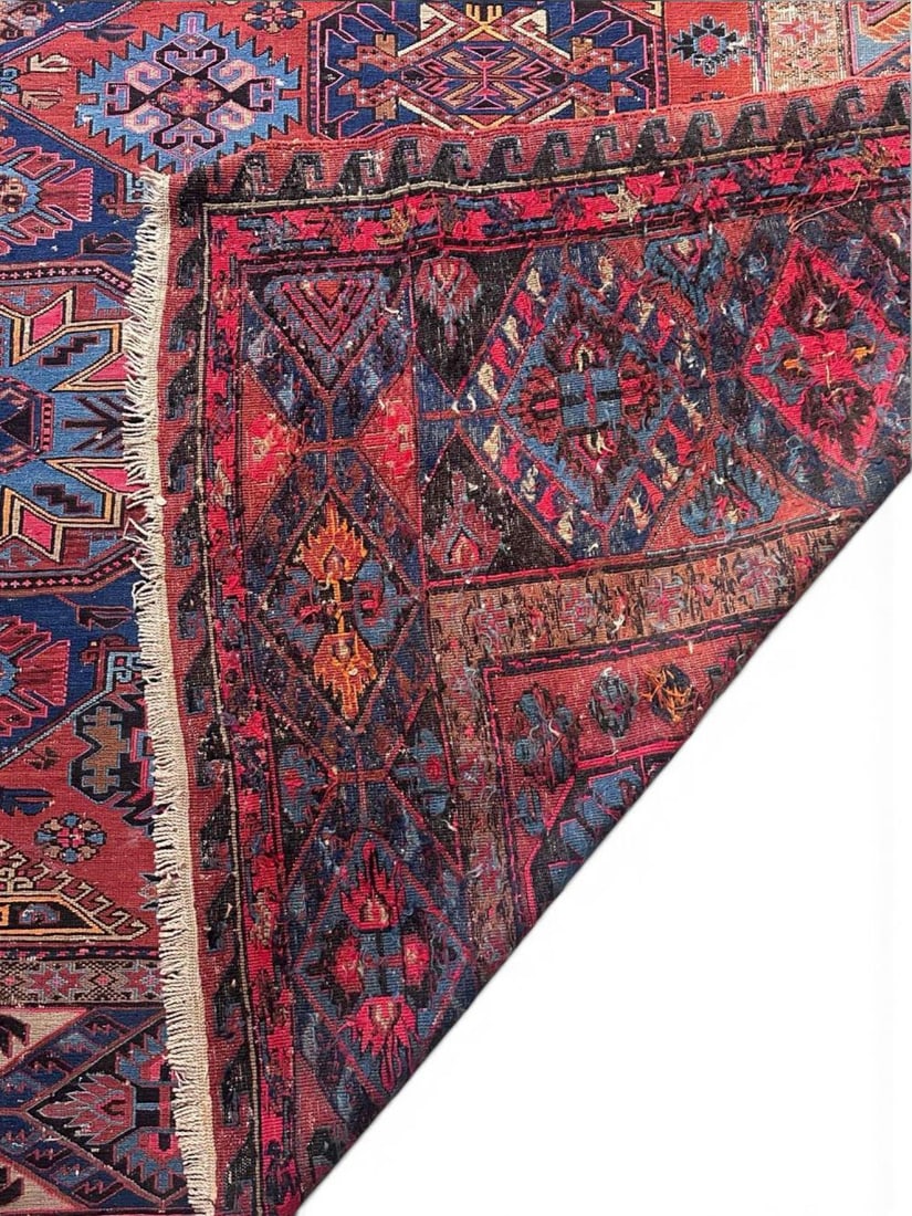 Large Older Flatweave Carpet - 6