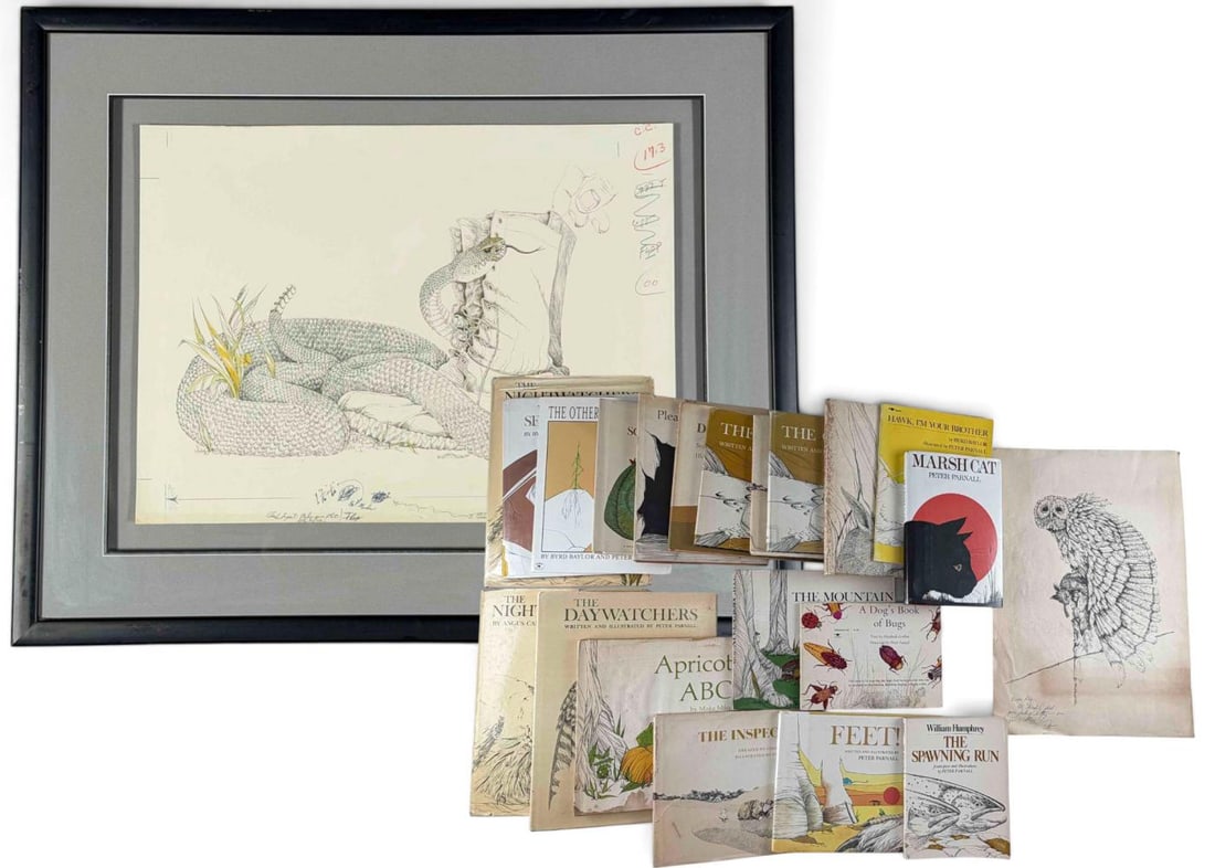 20 Peter Parnall Illustrated Books, Many Personally Inscribed, With Original Illustration (1 of 20)
