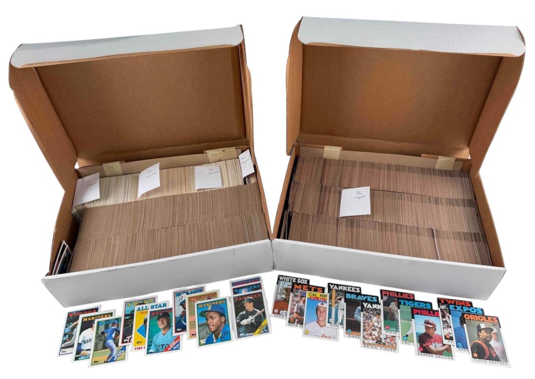 Lot Of Baseball Cards, Including Topps, Fleer, And Score, 1986-1992: Lot Of Baseball Cards, Including Topps, Fleer, And Score, 1986-1992.