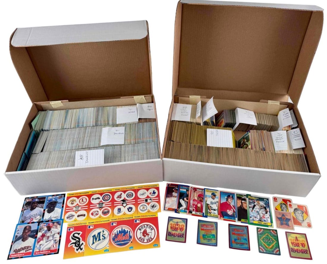 Lot Of Baseball Cards, Including Topps, Fleer, And More, 1980s-1990s (1 of 10)