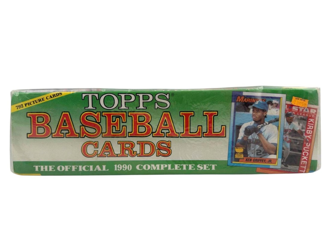 Topps Baseball Cards Official 1990 Complete Set, Sealed In Box (1 of 6)