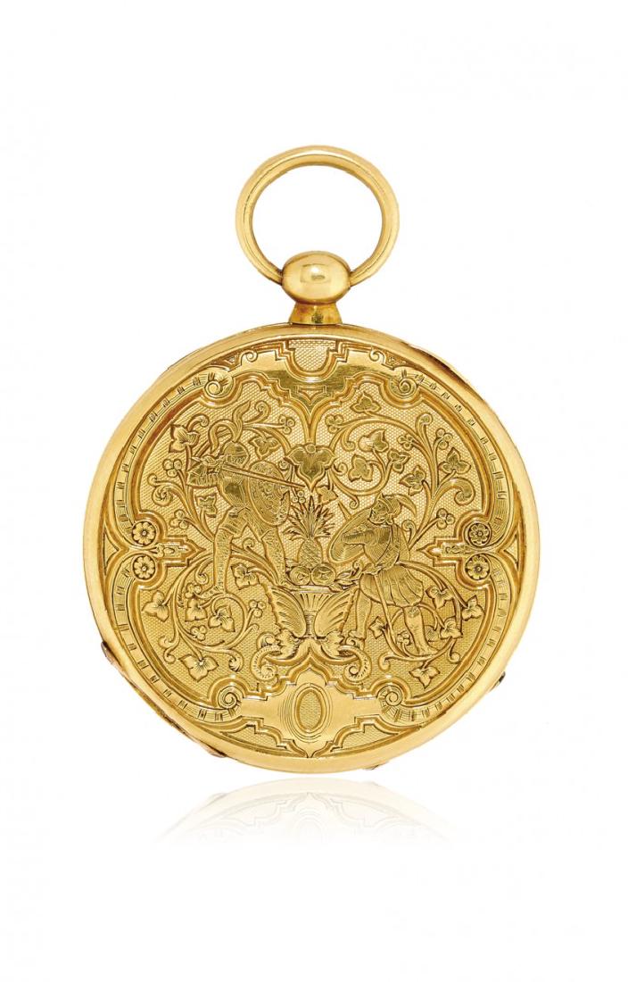 Gold ultra-slim key-winding pocket watch, 1830 circa (1 of 1)