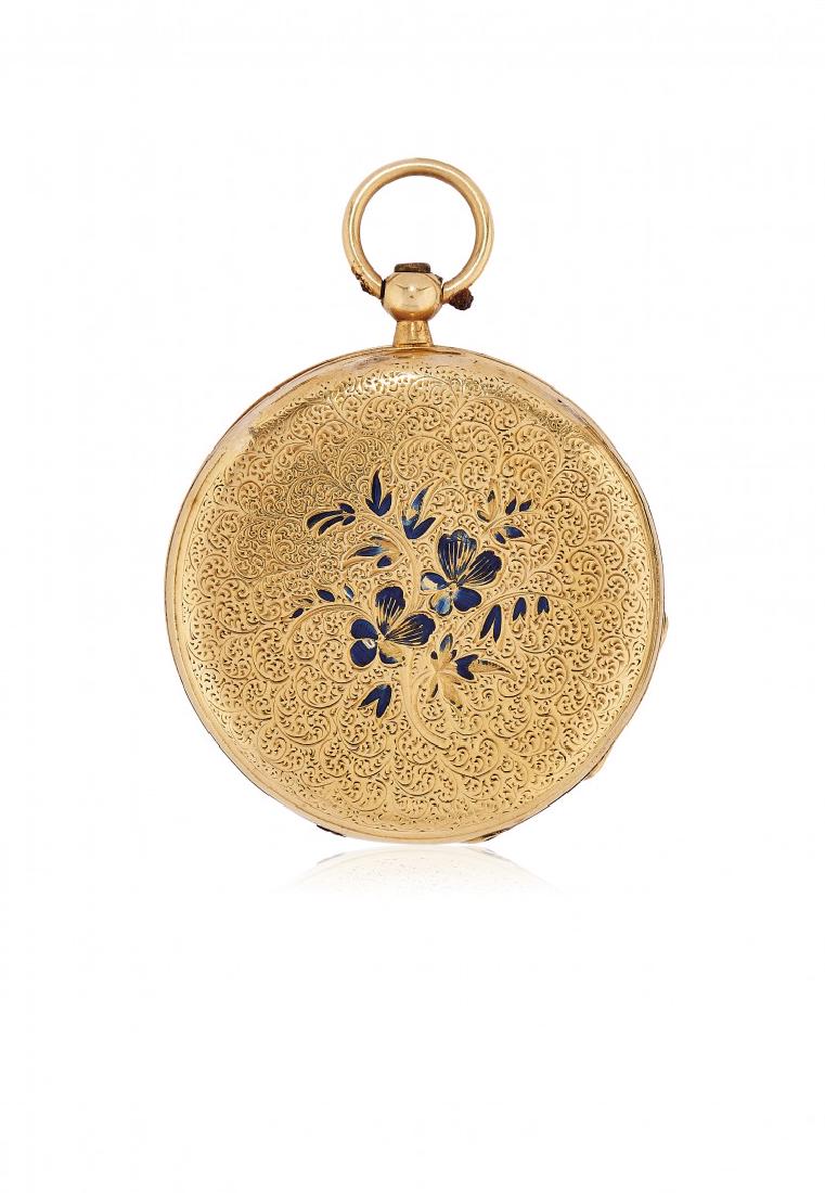 GOLD KEY-WINDING POCKET WATCH, 1840 CIRCA (1 of 1)