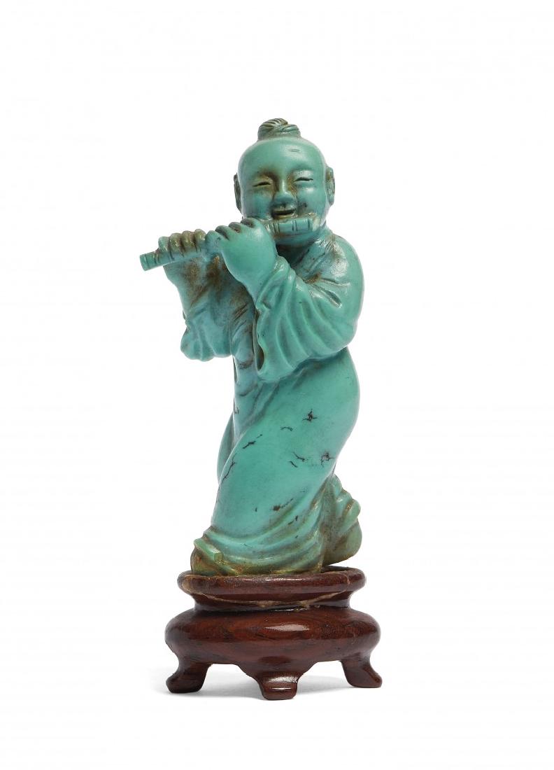 TURQUOISE FIGURE China, 20th Century (1 of 1)