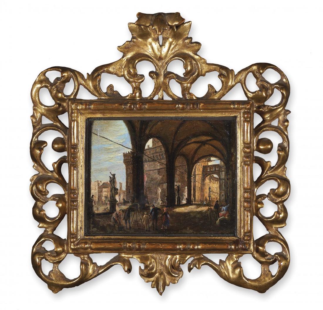 ITALIAN SCHOOL - LA LOGGIA DEI LANZI A FIRENZE XX (1 of 1)