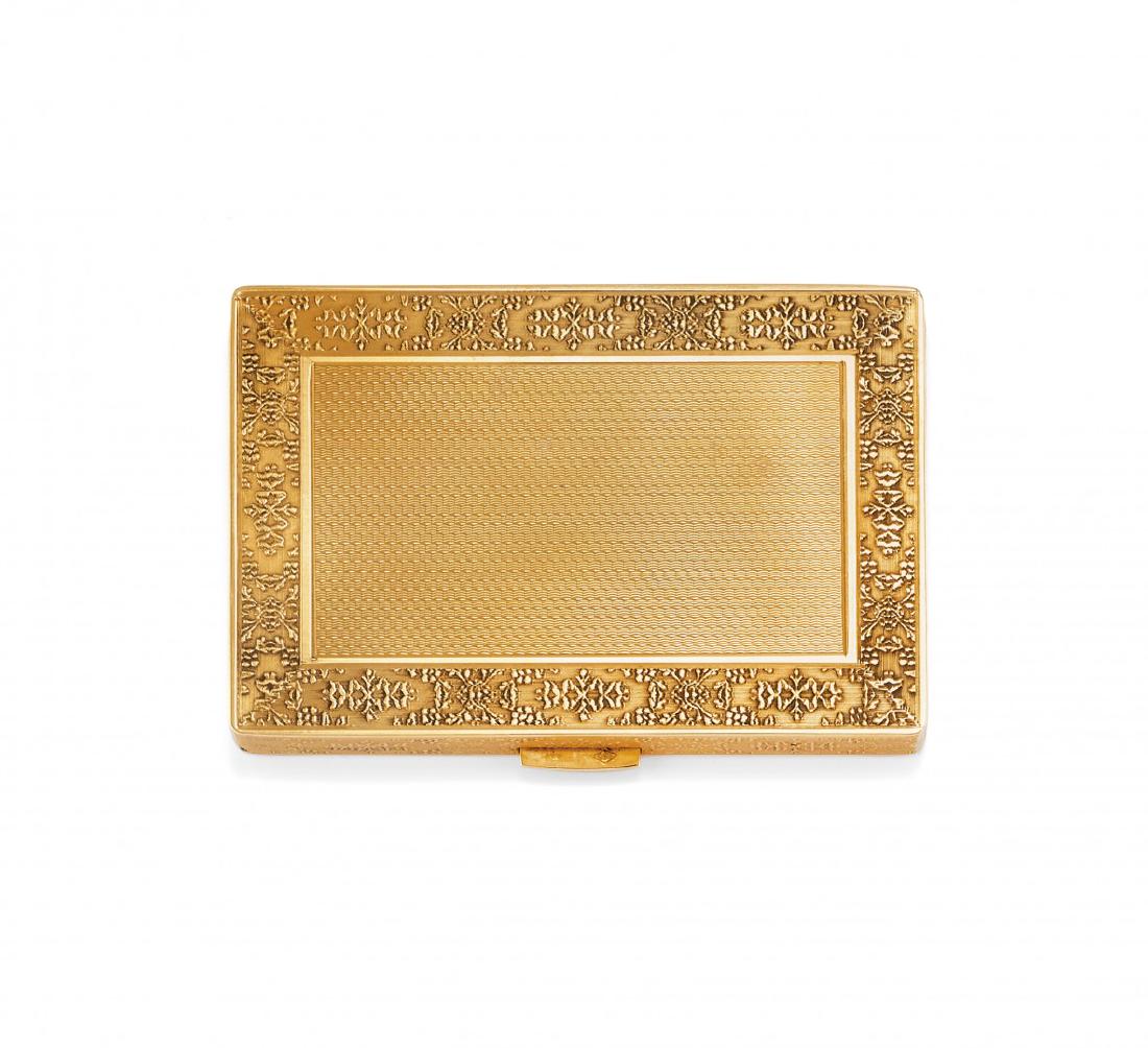 Yellow gold CIGARETTE CASE (1 of 1)