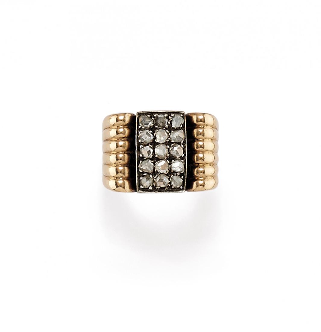 Rose gold and diamond ring (1 of 1)