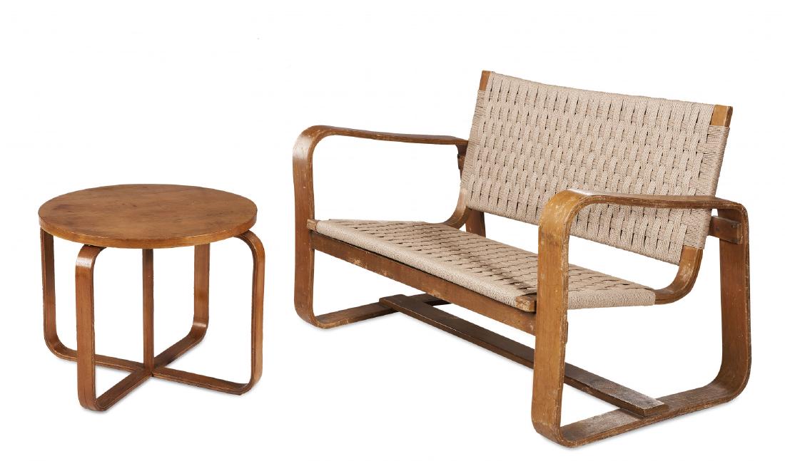 GIUSEPPE PAGANO SOFA AND SMALL TABLE FOR MAGGIONI 1940 (1 of 1)