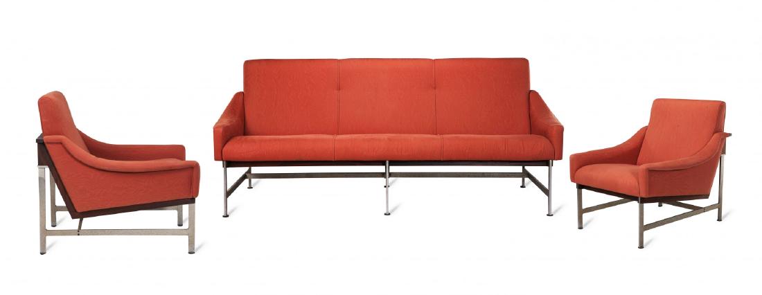 TWO ARMCHAIRS AND ONE SOFA ITALY, 1960S (1 of 1)