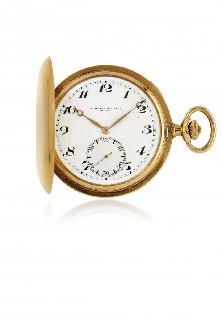 GOLD HUNTER CASE VACHERON & CONSTANTIN CIRCA 1920 (1 of 4)