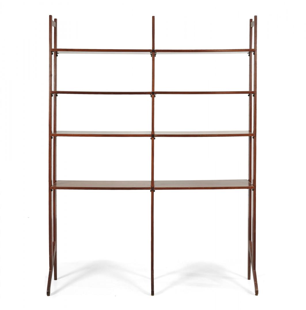 Bookcase with three uprights  Italy, 1960s (1 of 1)