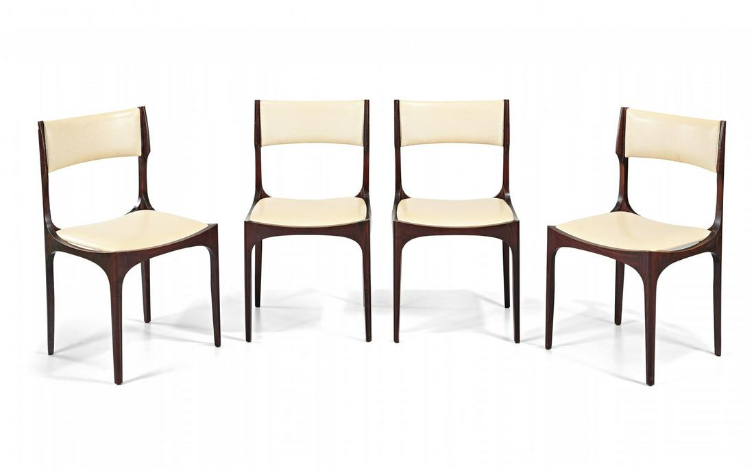 GIUSEPPE GIBELLI  Four 'Elisabetta' chairs for Sormani (1 of 1)