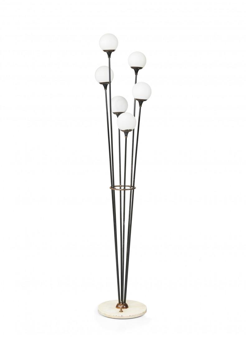 'Alberello' floor lamp: 'Alberello' floor lamp Italy, 1960s Marble, brass, glass.Â 66.93 x 15.75 x 15.75 in. TAGS: Design Floor lamps