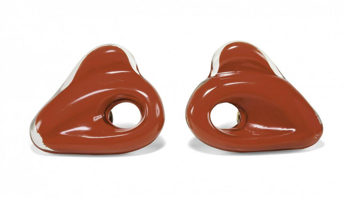 GIUSEPPE SANTOMASO  1907-1990 Coppia di maniglie per (1 of 1)