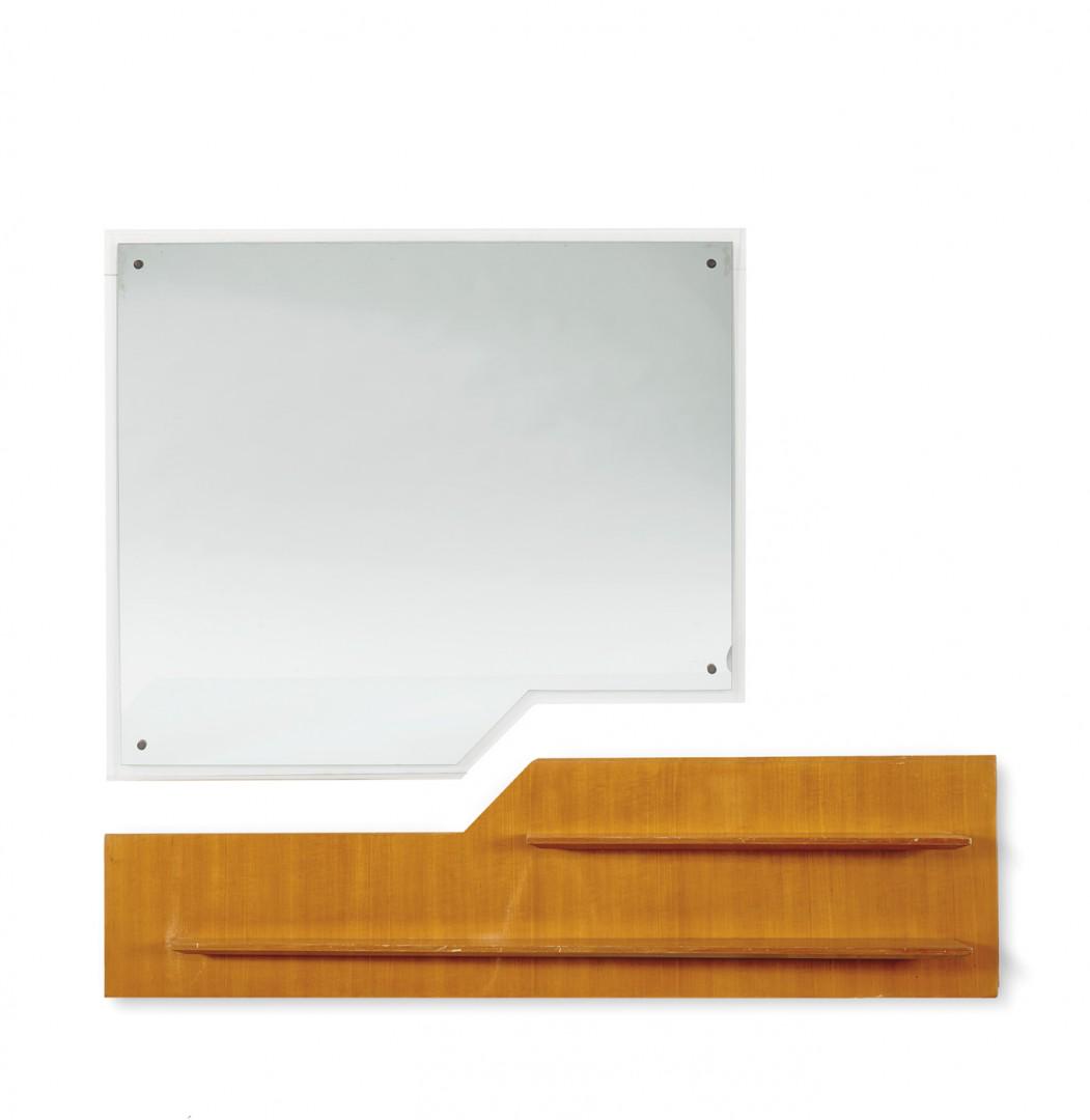 MENSOLA CON SPECCHIO  Italia, anni '50  Wall mounted (1 of 1)
