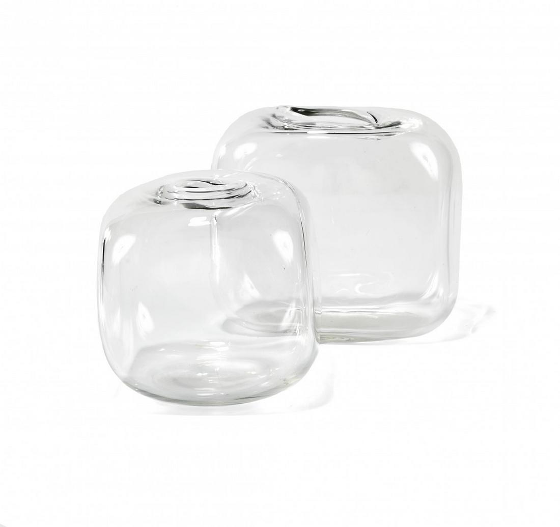 FLAVIO BARBINI  1948 Due vasi serie 'Cubici' per (1 of 1)