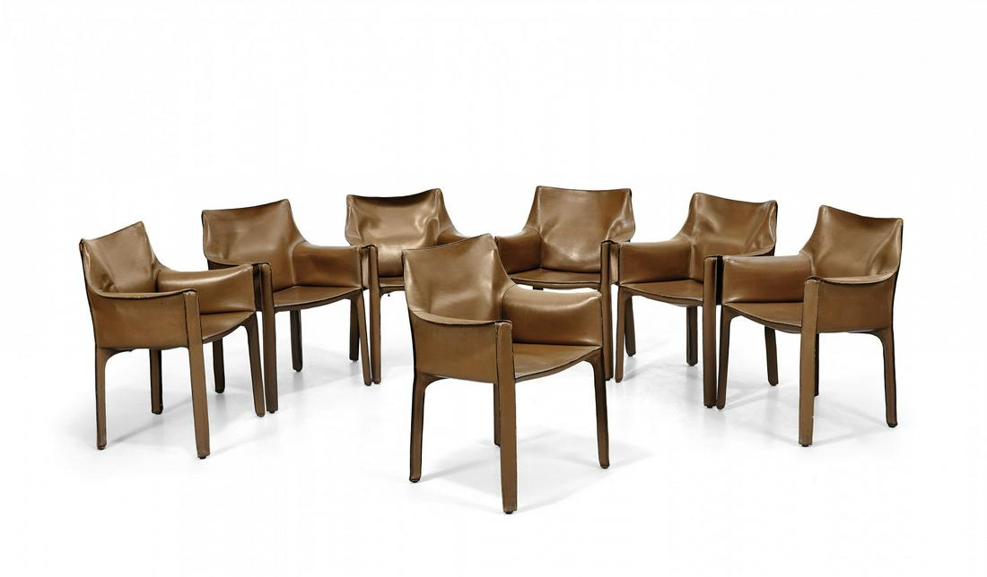 MARIO BELLINI  1935 Sette poltroncine 'CAB 413' per (1 of 1)