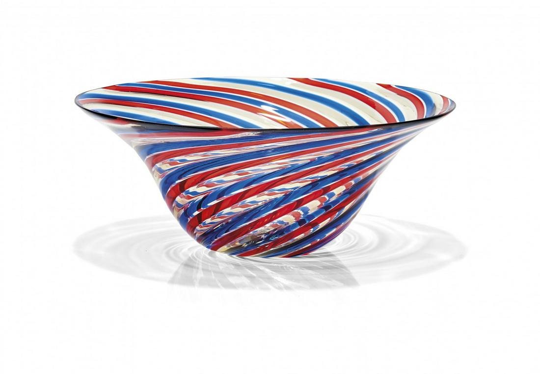 VENINI Coppa a canne ritorte  1988  'Canne ritorte' cup (1 of 1)