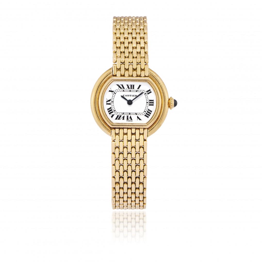 Cartier Ellipse In Oro Anni 90 Cartier Ellipse In