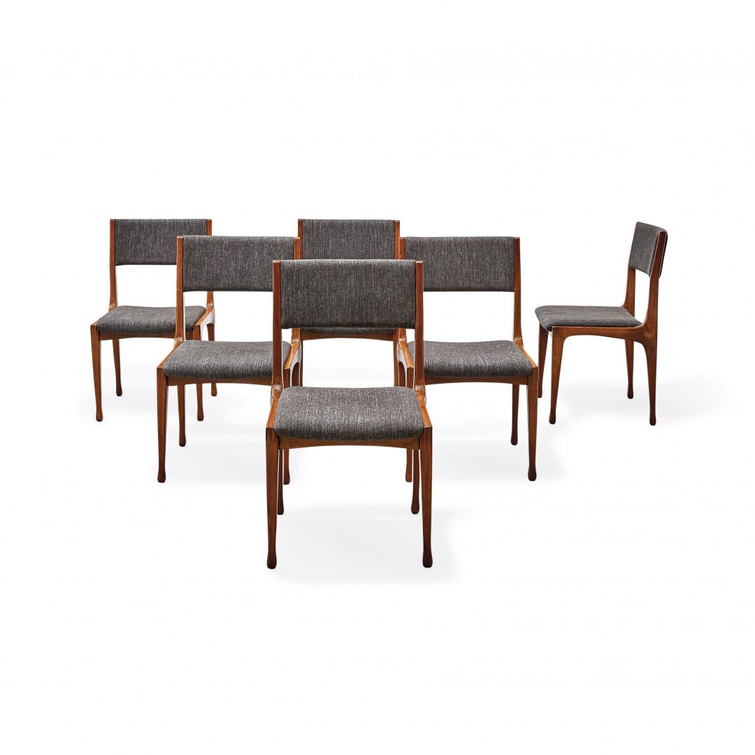 CARLO DE CARLI  1910-1999 SEI SEDIE '693' PER CASSINA  1959  - SIX '693' CHAIRS FOR CASSINA  1959 (1 of 1)